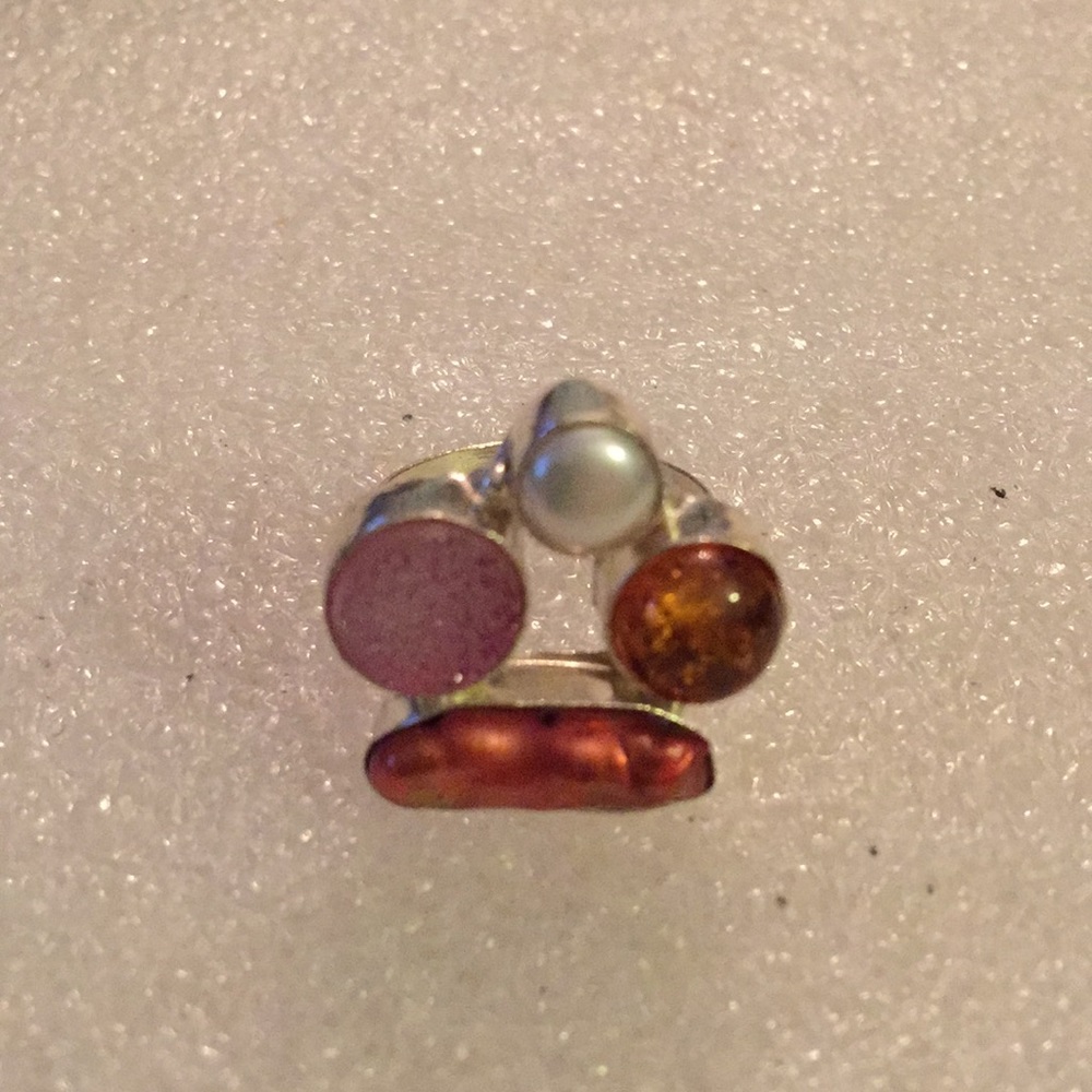 Multi stone 925 ring